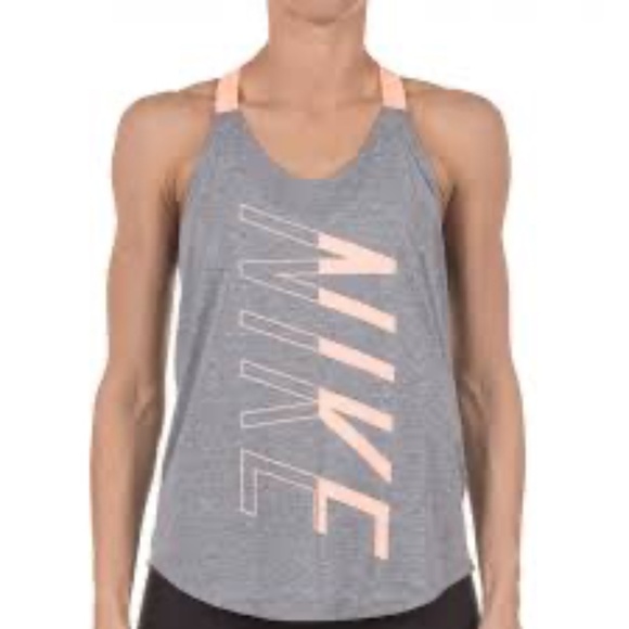Nike Breathe Elastika Dry-Fit Strappy Training Tank Top - Picture 1 of 9